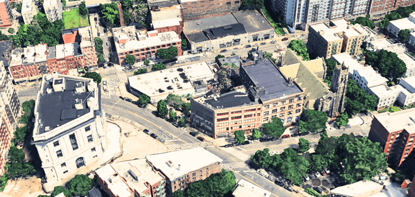 Bronx Corner Office Building